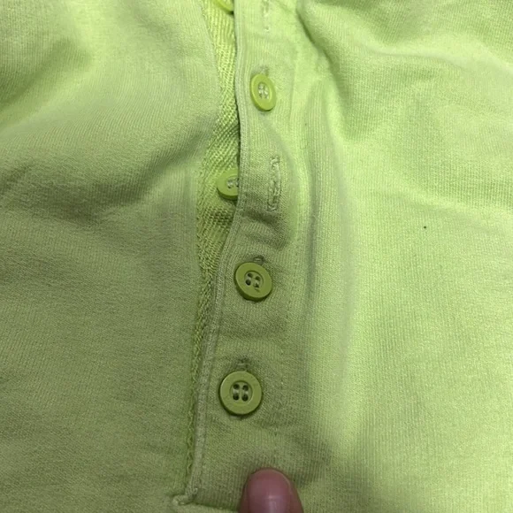 Women’s Lime Green Pullover - Picture 3 of 3